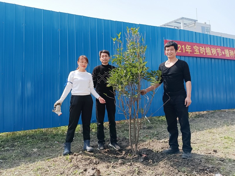 播种绿色 收获希望—宝时云仓开展2021植树节活动(图12)